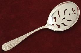 ,PEA SERVER 8" ABOUT 3 TROY OUNCES STIEFF ROSE STERLING SILVER FLATWARE                                                                     
