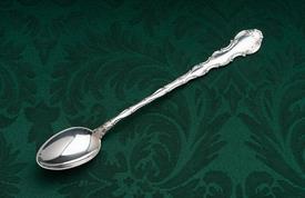 ,SET OF 12 ICED TEASPOONS STRASBOURG STERLING SILVER BY GORHAM 11.90 TROY OUNCES 7.6" LONG EACH                                             