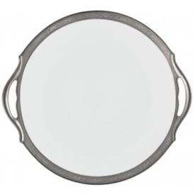 -9.8" CAKE PLATE WITH HANDLES                                                                                                               